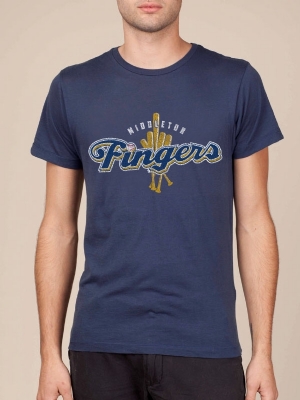 Middleton Fingers Navy Blue Funny T-shirt