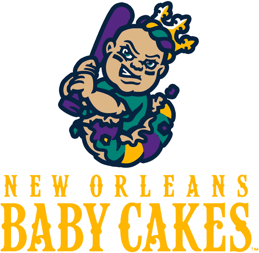 New Orleans Baby Cakes Baseball Mascot New Orleans Baby Cakes Baseball Mascot